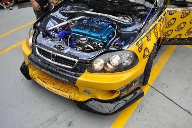 Honda Civic — Show Car Kicker — Galaxi Sound build 11