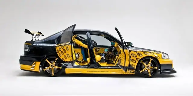 Honda Civic — Show Car Kicker — Galaxi Sound build 16