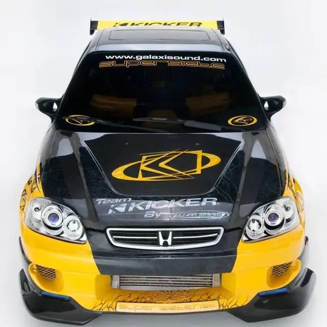 Honda Civic — Show Car Kicker — Galaxi Sound build 21